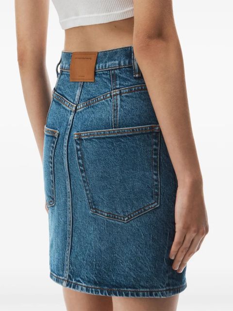 Alexander Wang denim mini skirt - Blue
