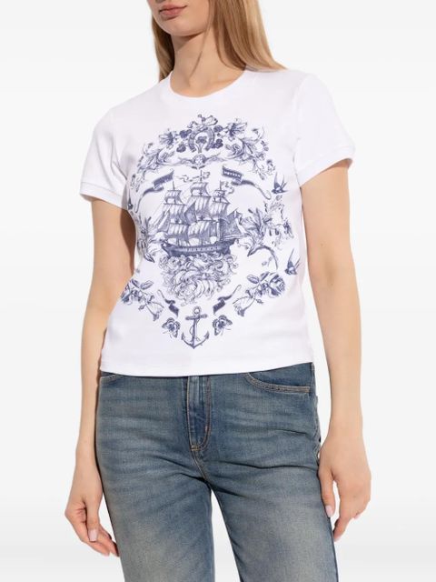 Alexander McQueen graphic-print t-shirt - White