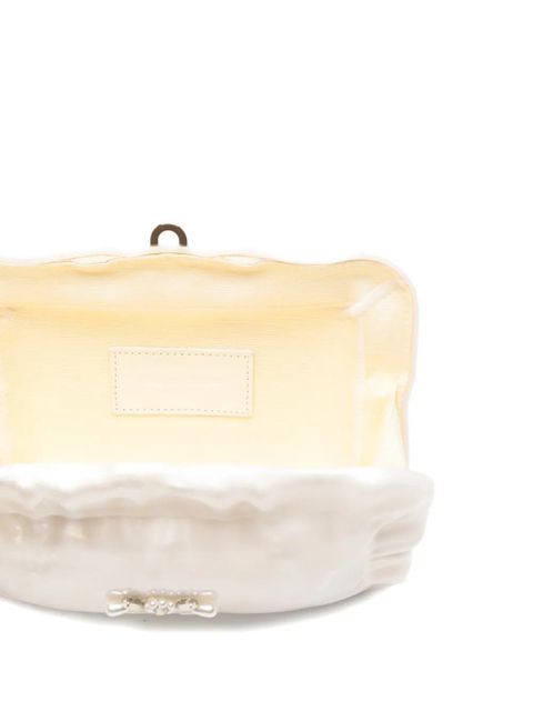 Simone Rocha embellished clutch bag - White