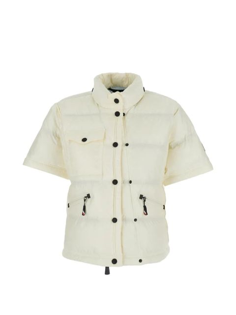 Moncler Grenoble zip-pocket puffer jacket - Neutrals