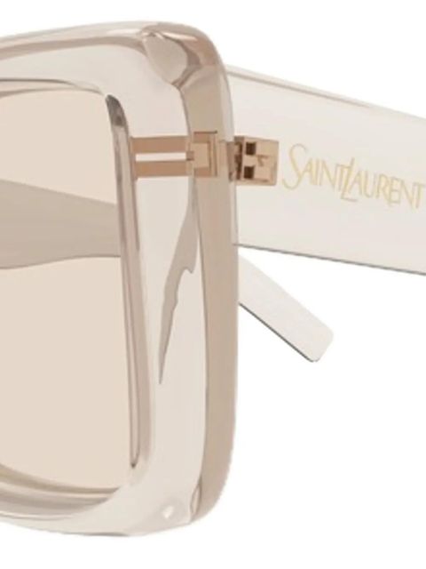 Saint Laurent Eyewear square-frame sunglasses - Neutrals