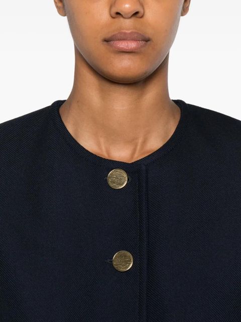 SANDRO button-front jacket - Blue