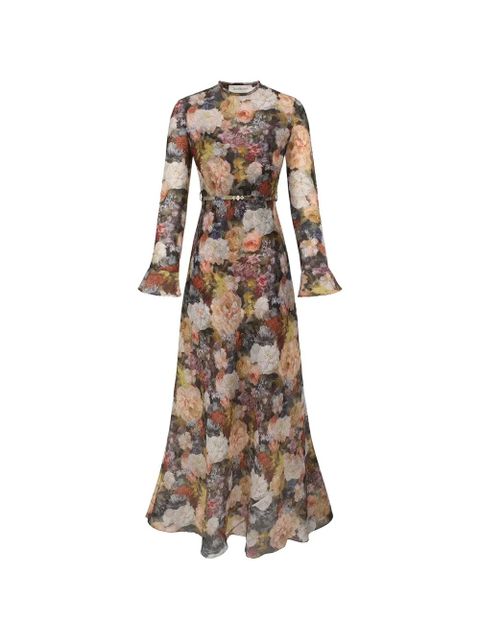 ZIMMERMANN Alchemy Sheath floral-print maxi dress - Brown - zdjęcie produktu nr 1