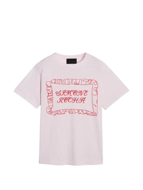 Simone Rocha short-sleeve T-shirt - Pink - zdjęcie produktu nr 1