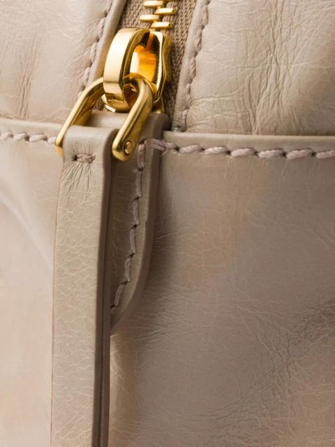 Prada Dangle leather tote bag - Neutrals