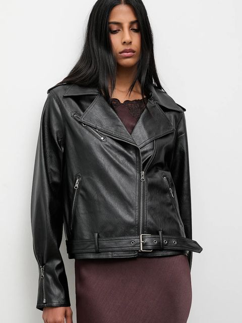 Answear.LAB ramoneska kolor czarny przejściowa - zdjęcie produktu nr 1