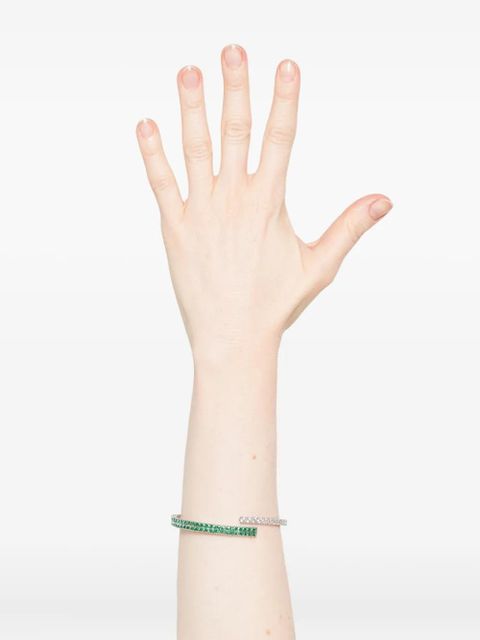 Swarovski Matrix crystal-embellishment bracelet - Silver - zdjęcie produktu nr 2