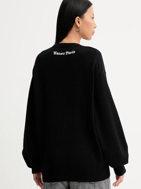 Kenzo sweter wełniany x Verdy kolor czarny FF58PU7133CR.99J