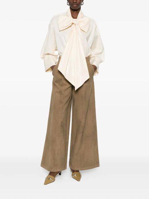 Eleh pleated pants - Green