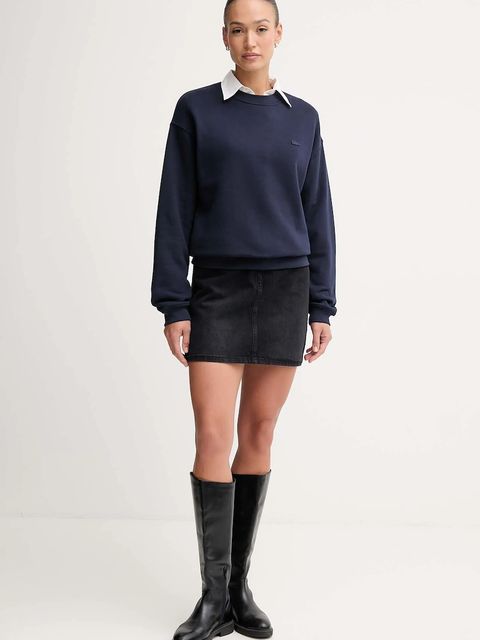 Pepe Jeans spódnica jeansowa kolor czarny mini ołówkowa PL90112449F0