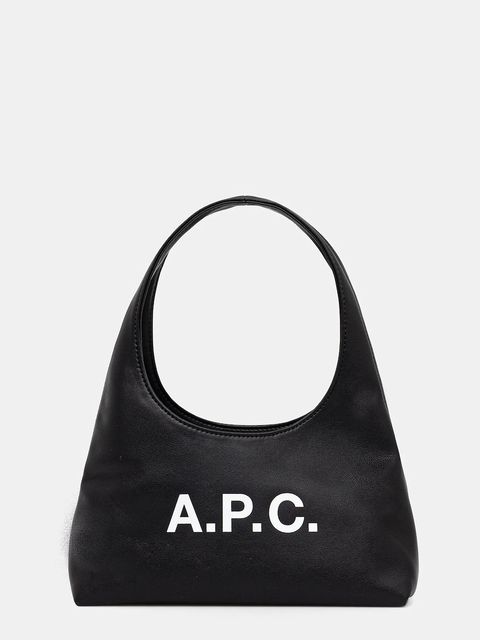 A.P.C. torebka baby ninon shoulder kolor czarny PUAAT.F67027 - zdjęcie produktu nr 1
