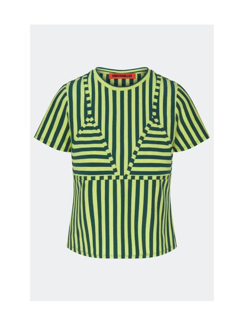 Simon Miller Kini striped T-shirt - Green - zdjęcie produktu nr 1