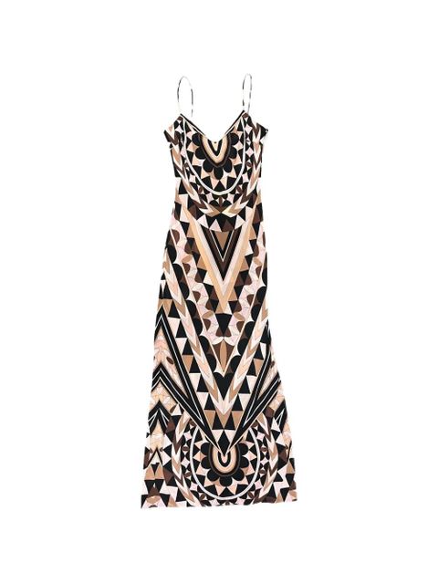 PUCCI geometric-pattern dress - Brown - zdjęcie produktu nr 1