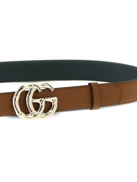 Gucci buckle leather belt - Brown