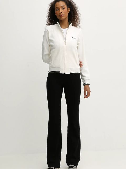 Guess bluza PAULINA damska kolor beżowy wzorzysta V5BQ01 K1902