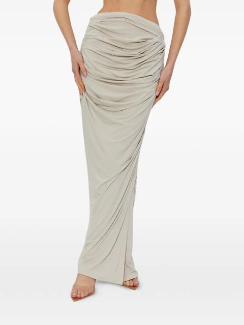 ENTIRE STUDIOS draped maxi skirt - Neutrals
