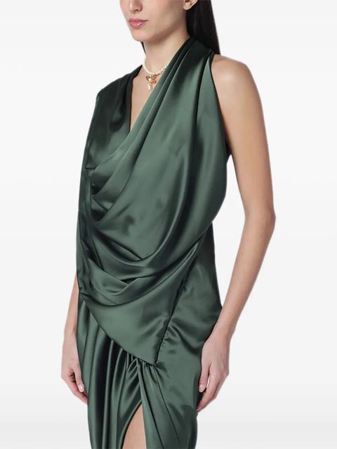 Vivienne Westwood draped split dress - Green