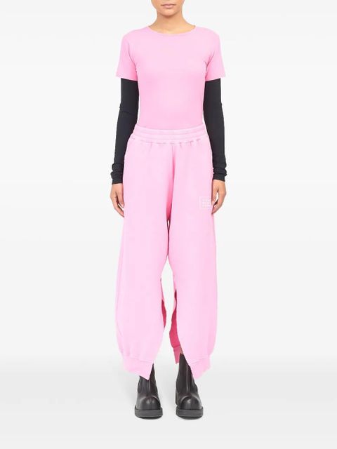 MM6 Maison Margiela slit loose-fit track pants - Pink - zdjęcie produktu nr 2