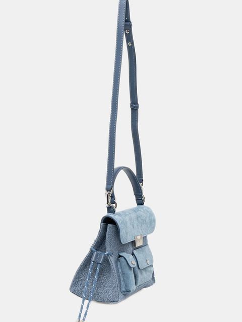 IRO torebka kolor niebieski WM159IRONOMADL - zdjęcie produktu nr 2