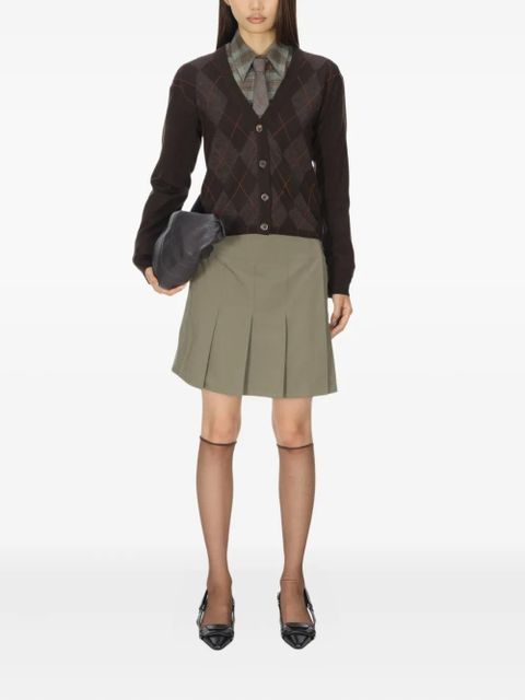 OUR LEGACY Ivy argyle-pattern cardigan - Black