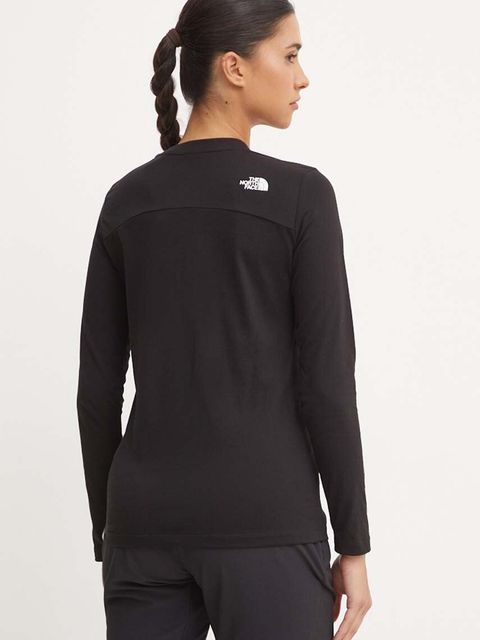 The North Face longsleeve L/S Simple Dome Tee damski kolor czarny NF0A87QPJK31
