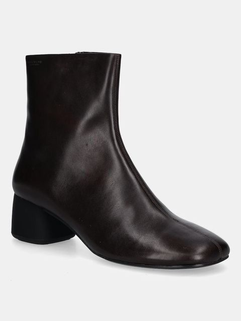 Vagabond Shoemakers botki skórzane LIVIA damskie kolor brązowy na słupku 6056-001-35 - zdjęcie produktu nr 1