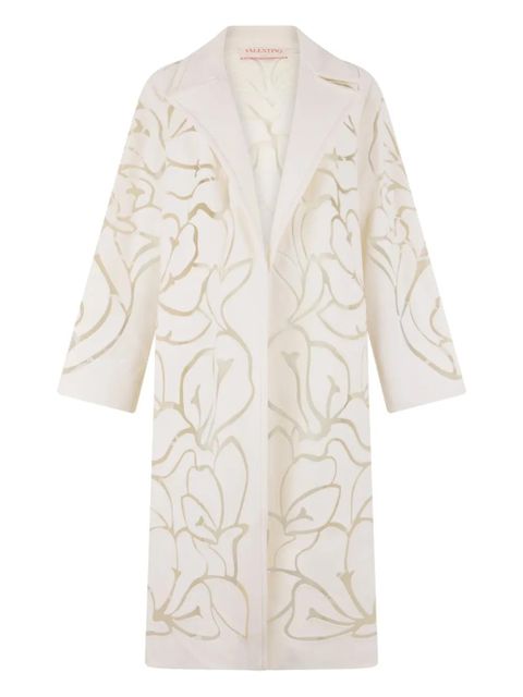 Valentino Garavani floral coat - White - zdjęcie produktu nr 1