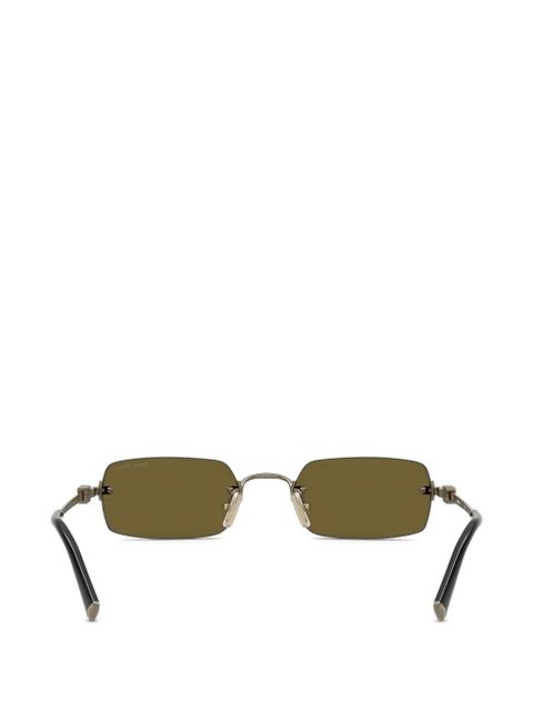 Miu Miu Eyewear rectangle-frame sunglasses - Grey