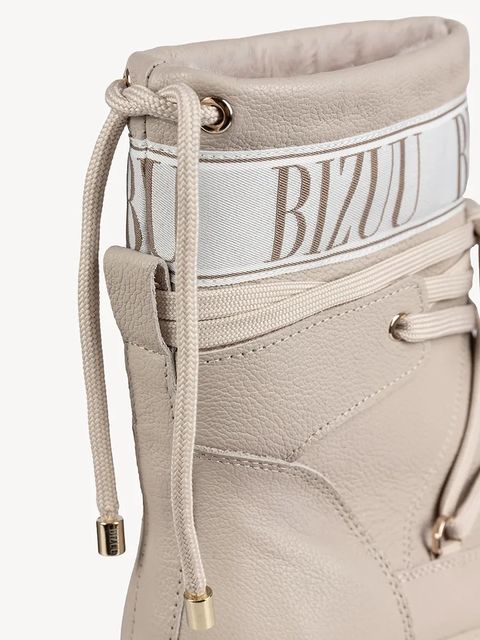 Bizuu śniegowce skórzane kolor beżowy ESPEN