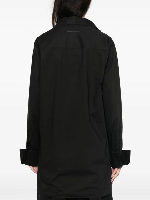 MM6 Maison Margiela wingtip-collar shirt - Black