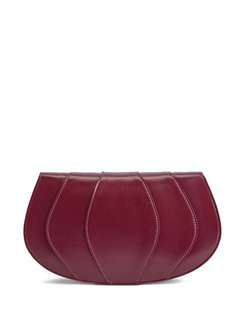 Giuseppe Zanotti Orbits leather clutch bag - Red