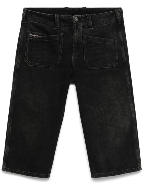 Diesel De-Keate denim shorts - Black - zdjęcie produktu nr 1
