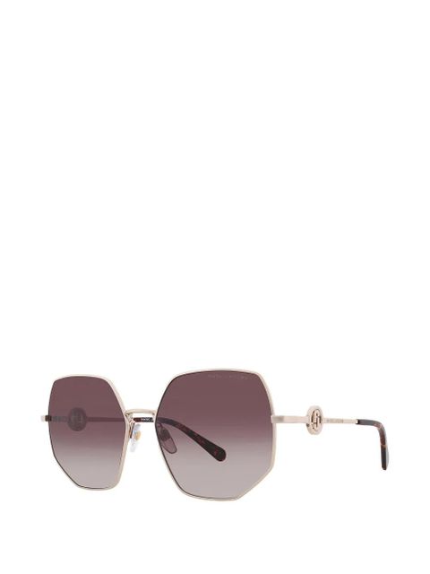 Marc Jacobs geometric-frame sunglasses - Gold