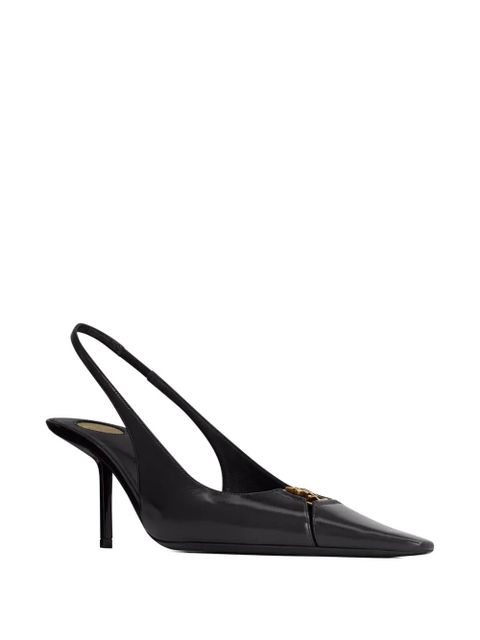 Saint Laurent Breteuil leather pumps - Black - zdjęcie produktu nr 2