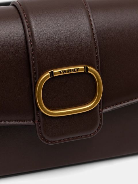 Twinset torebka skórzana kolor brązowy 252TD836A - zdjęcie produktu nr 2