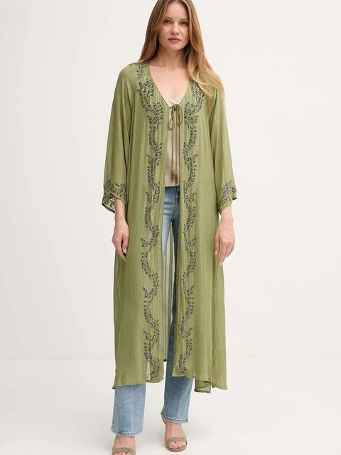 Hoss Intropia marynarka kolor zielony oversize 5432680
