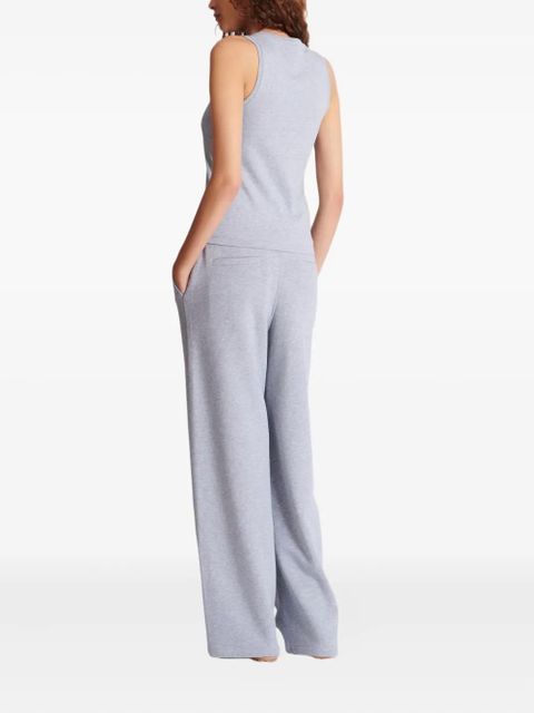 Balmain logo-print cotton top - Grey