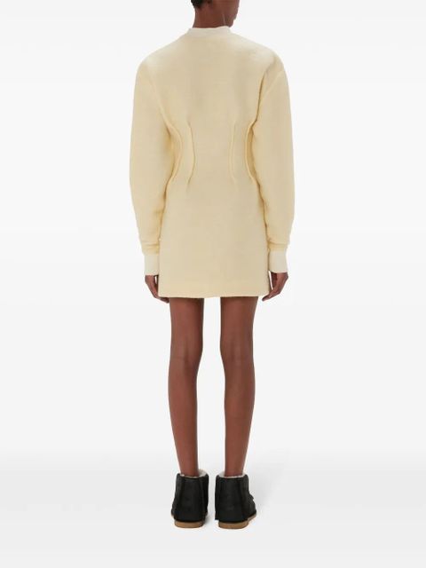JW Anderson long-sleeve hourglass dress - Yellow
