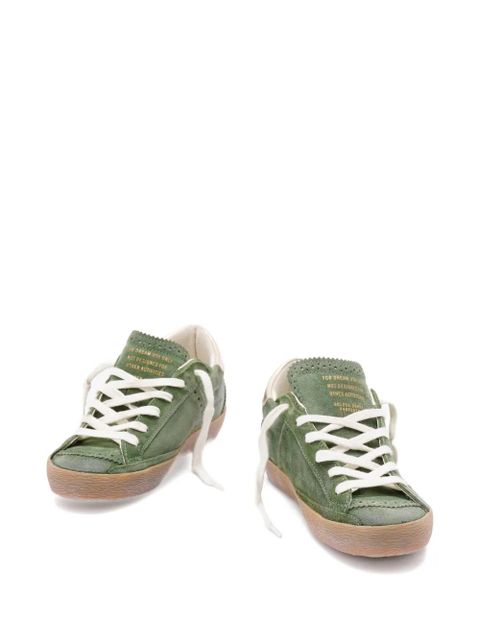 Golden Goose Super-Star suede sneakers - Green - zdjęcie produktu nr 2