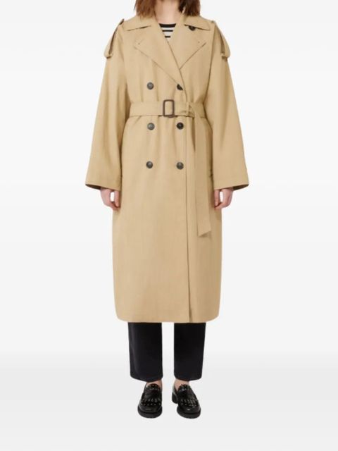 Weekend Max Mara belted double-breasted coat - Neutrals - zdjęcie produktu nr 2