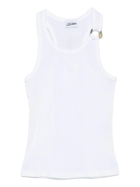 Jean Paul Gaultier cotton tank top - White - zdjęcie produktu nr 1
