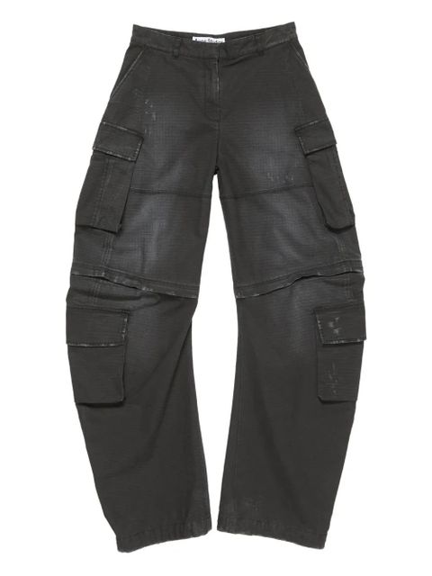 Acne Studios cargo palazzo trousers - 900-BLACK - zdjęcie produktu nr 1