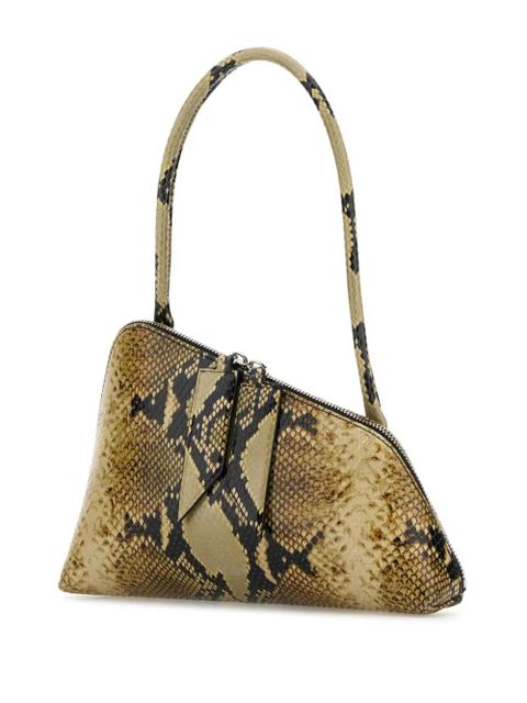 The Attico snakeskin leather shoulder bag - Neutrals - zdjęcie produktu nr 2