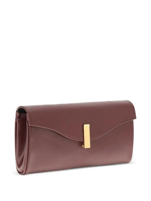 Giuseppe Zanotti Flutie leather clutch bag - Brown
