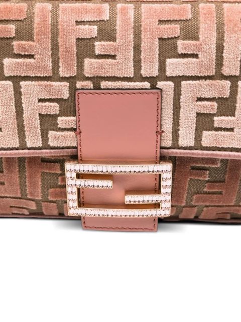 FENDI medium Baguette FF-pattern shoulder bag - Brown - zdjęcie produktu nr 2