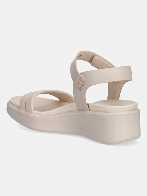 Ecco sandały skórzane Flowt Wedge LX W - zdjęcie produktu nr 2