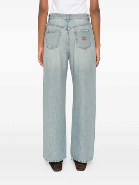Miu Miu pocket denim jeans - Blue