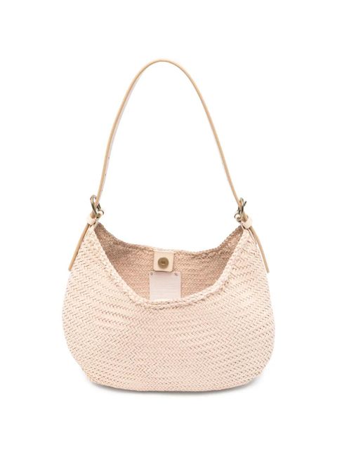 DRAGON DIFFUSION Luna Mezza handwoven shoulder bag - Pink
