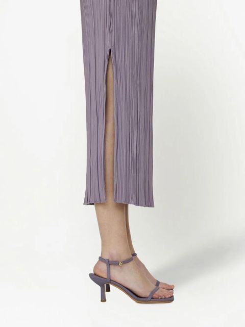 ANINE BING leather open-toe sandals - Grey