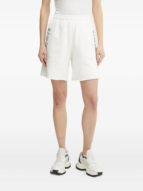 PINKO logo-detail elasticated-waist shorts - White - zdjęcie produktu nr 1